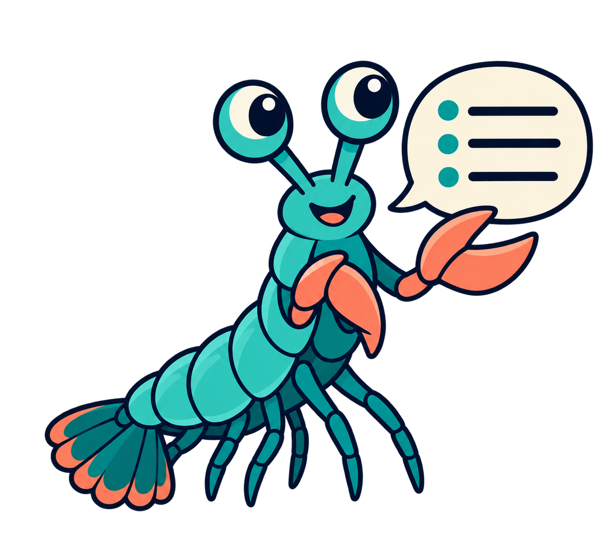 The mascot discovering an insight