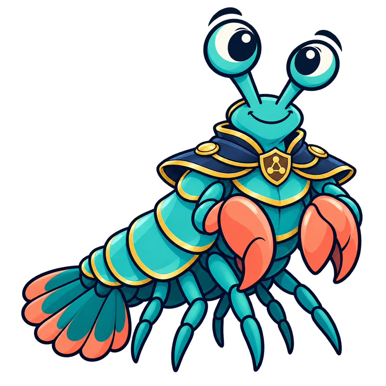 A mantis shrimp in a suit, the Enterprise plan